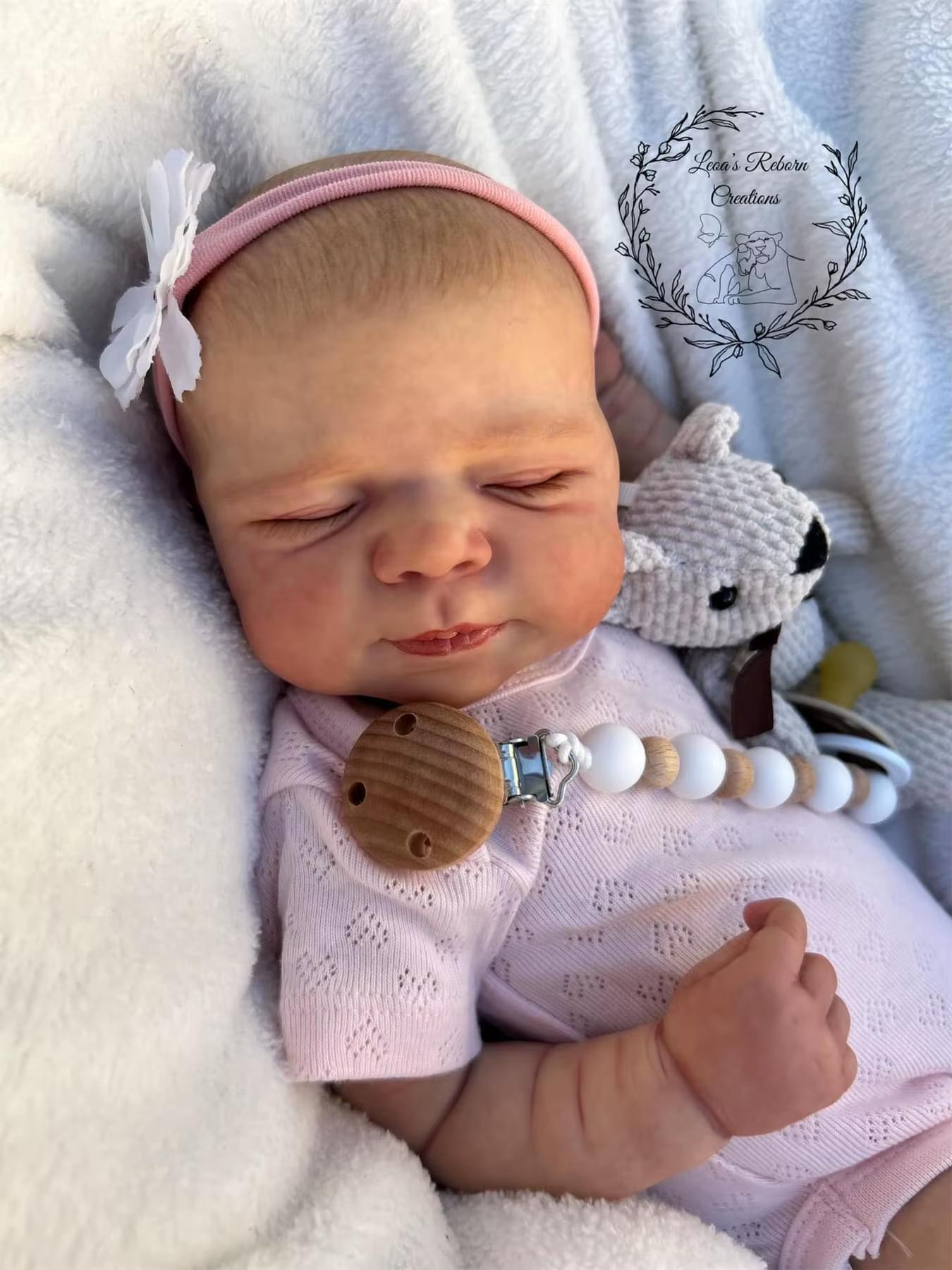 19Inch Newborn Soft Body Baby Pascale Reborn Doll with 3D Skin Multiple Layers Painting with Visible Veins Soft Touch Doll