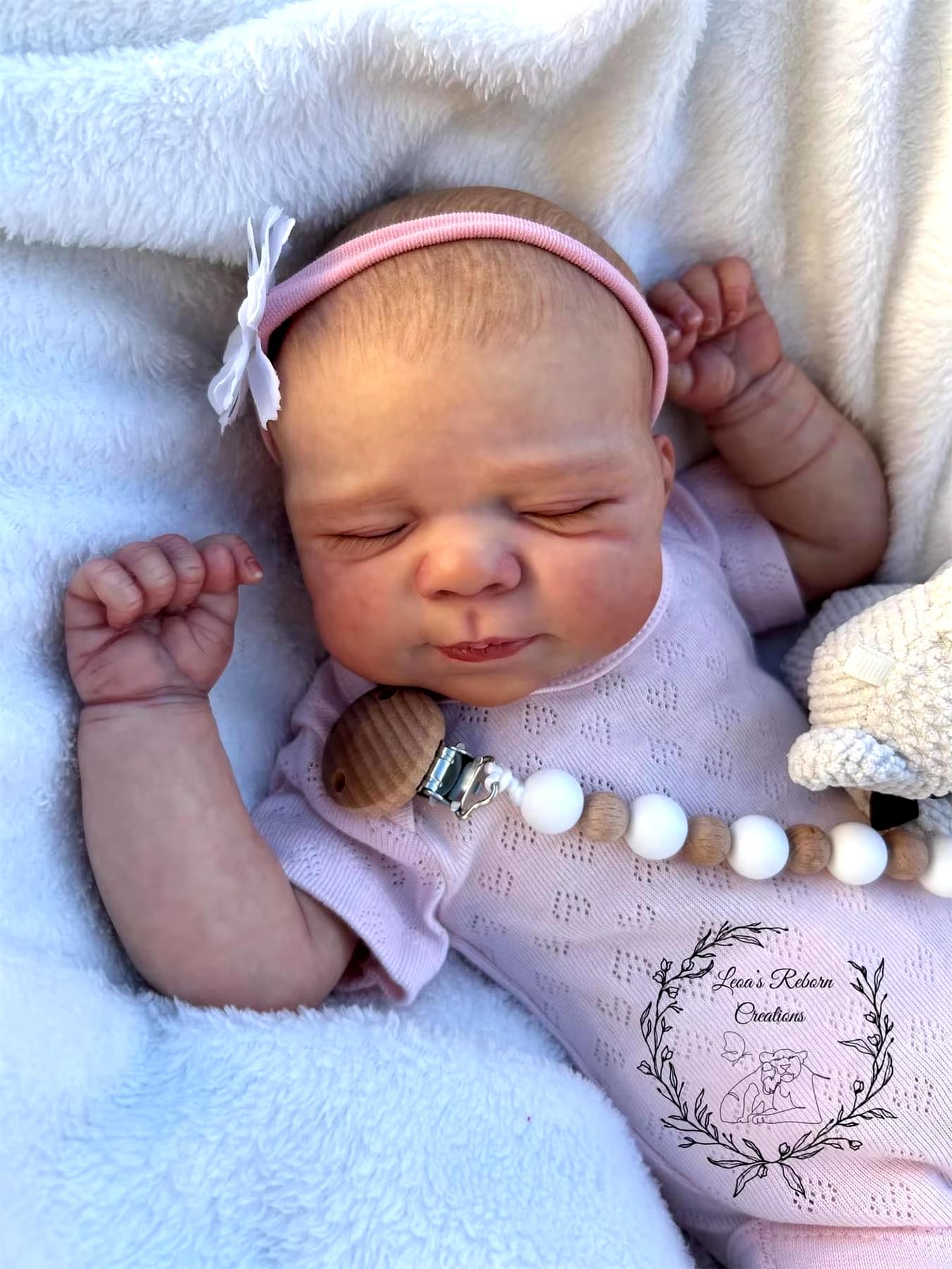 19Inch Newborn Soft Body Baby Pascale Reborn Doll with 3D Skin Multiple Layers Painting with Visible Veins Soft Touch Doll