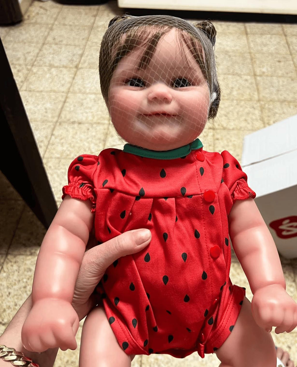 50CM Full Body Soft Silicone Maddie Reborn Baby Girl Doll Lifelike Soft Touch Genesis Painted Doll with Visible Veins