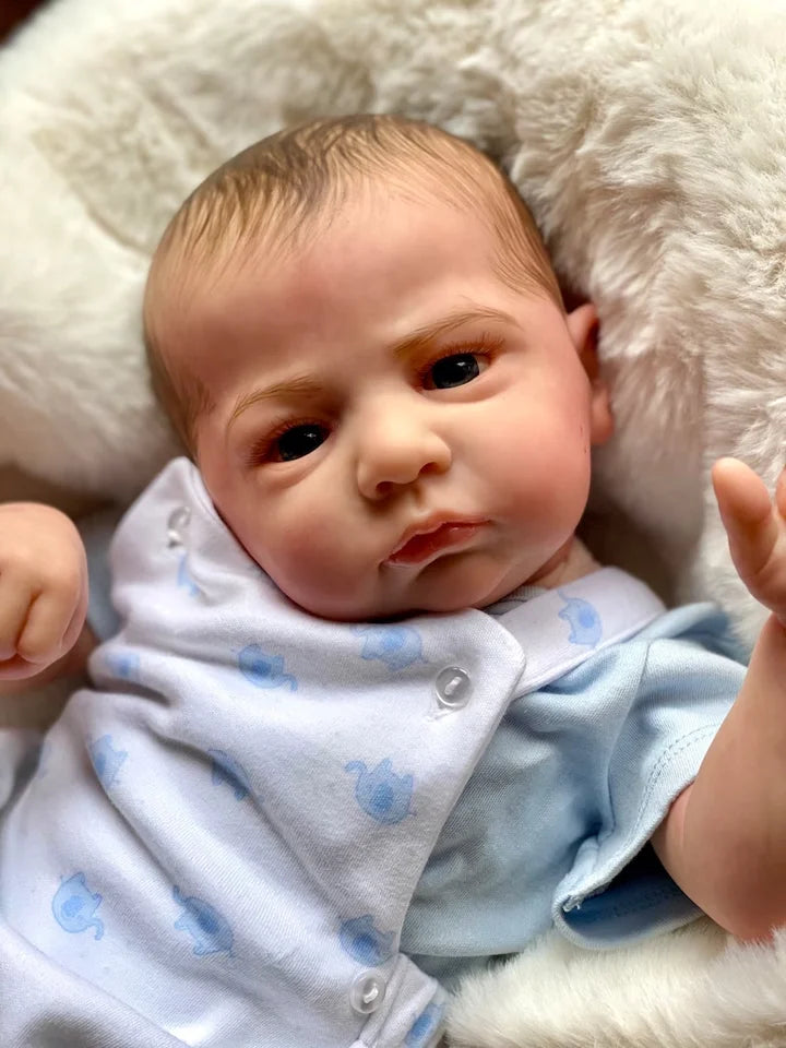 18–20 Inch Reborn Baby Doll – Cameron Bebe Boy or Girl, Lifelike Newborn with Painted Hair & 3D Skin