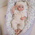19 Inch Reborn Baby Doll – Full Vinyl Body Bettie Girl, Lifelike Newborn with Hand-Painted Hair