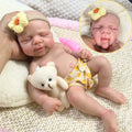 13-Inch Mini Silicone Reborn Baby Girl “Pascale” – Soft Solid Washable Body Doll for Birthday or Christmas Gifts