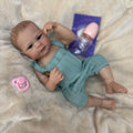 19 Inch Elijah Reborn Baby Boy Doll – Full Body Soft Silicone Vinyl, Washable Realistic Doll Gift