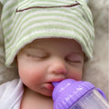 Loulou Open-Mouth Reborn Doll Baby - Full Body Soft Silicone Bebe Doll (Boy or Girl Options)