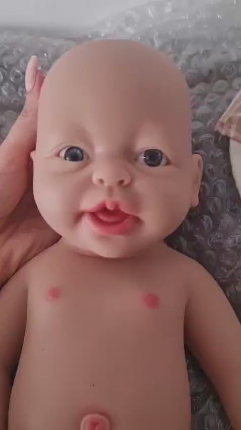 14.56'' Realistic Silicone Reborn Baby Doll – Unpainted Soft DIY Boy and Girl Doll (1.65kg)